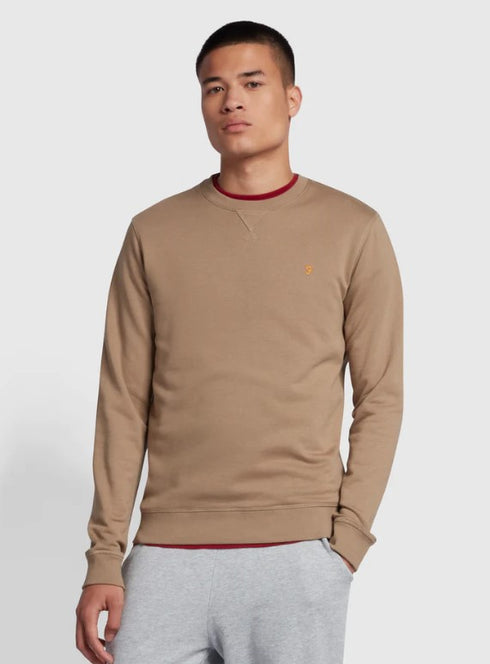 Farah Tim R/N Sweat Top Bottle Green